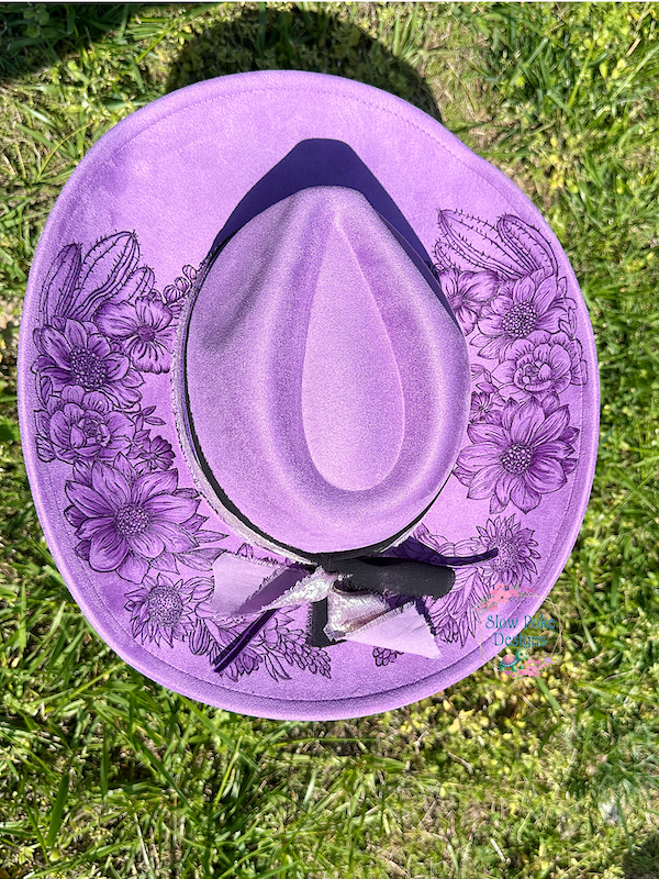 Cactus and Flowers | Cowboy Hat