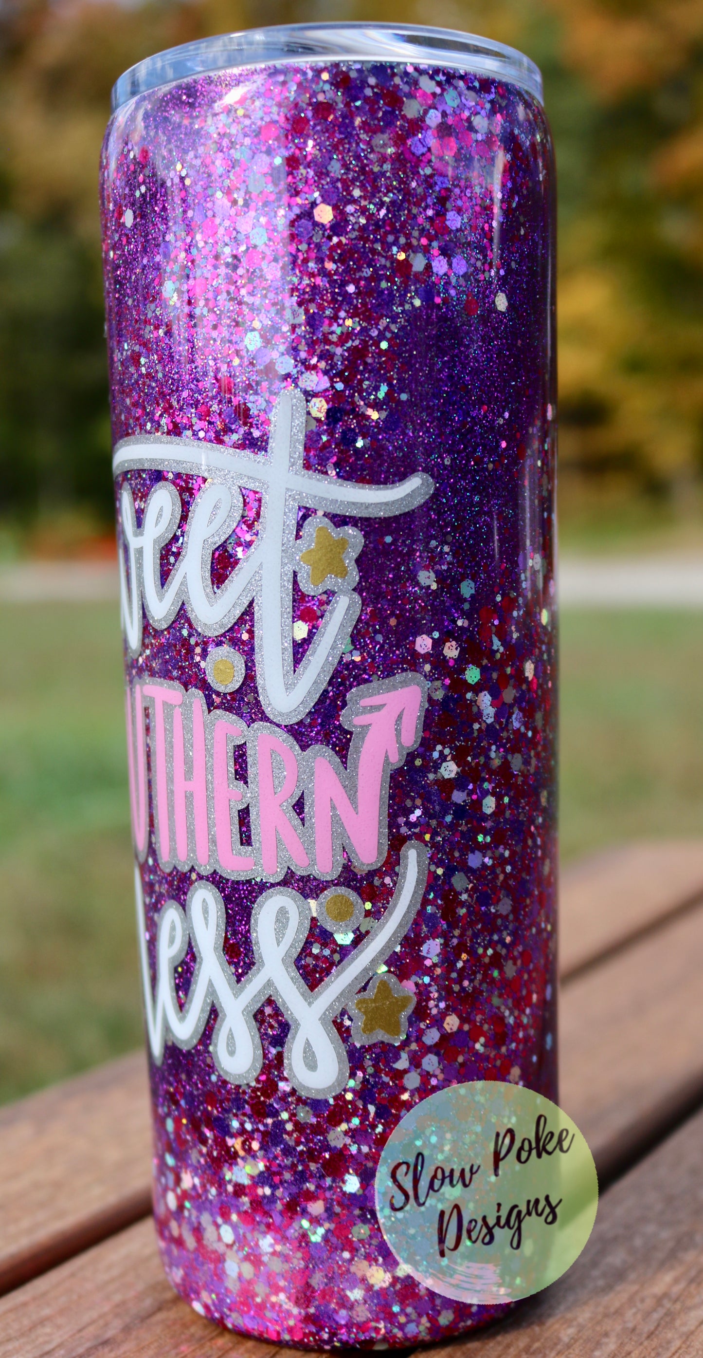 Sweet Southern Mess | Glittered Tumbler
