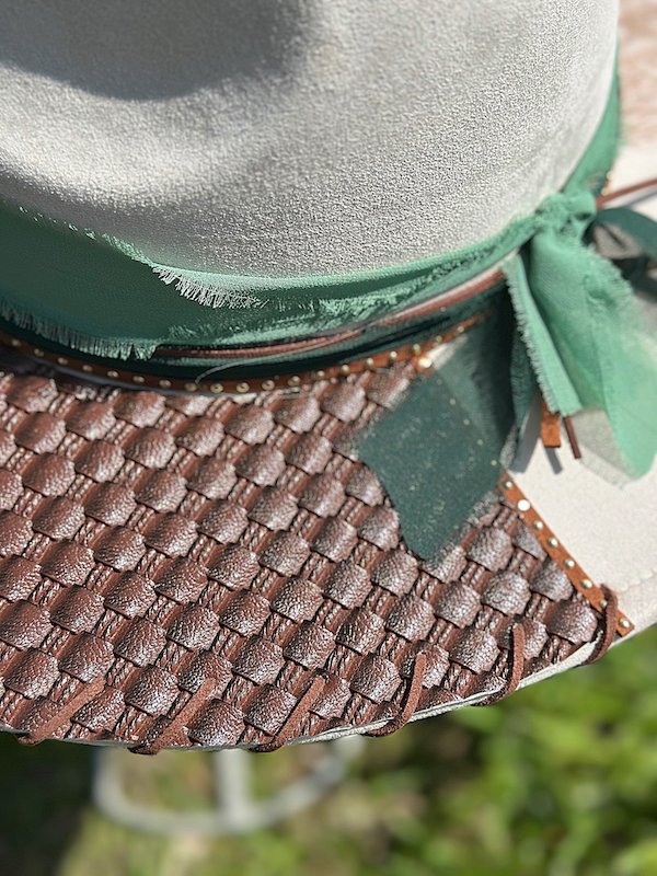 Horse & Leather | Wide Flat Brim
