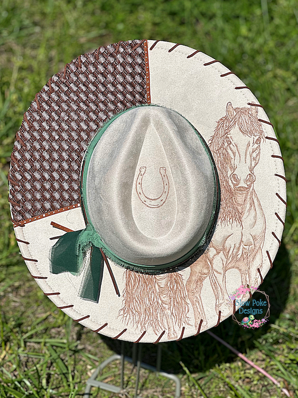 Horse & Leather | Wide Flat Brim