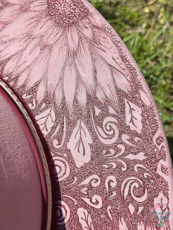 Sunflower Reverse Burn | Wide Flat Brim