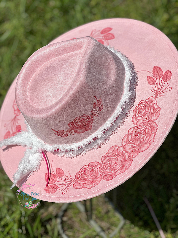 Rose Clusters | Wide Flat Brim