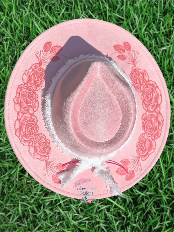 Rose Clusters | Wide Flat Brim