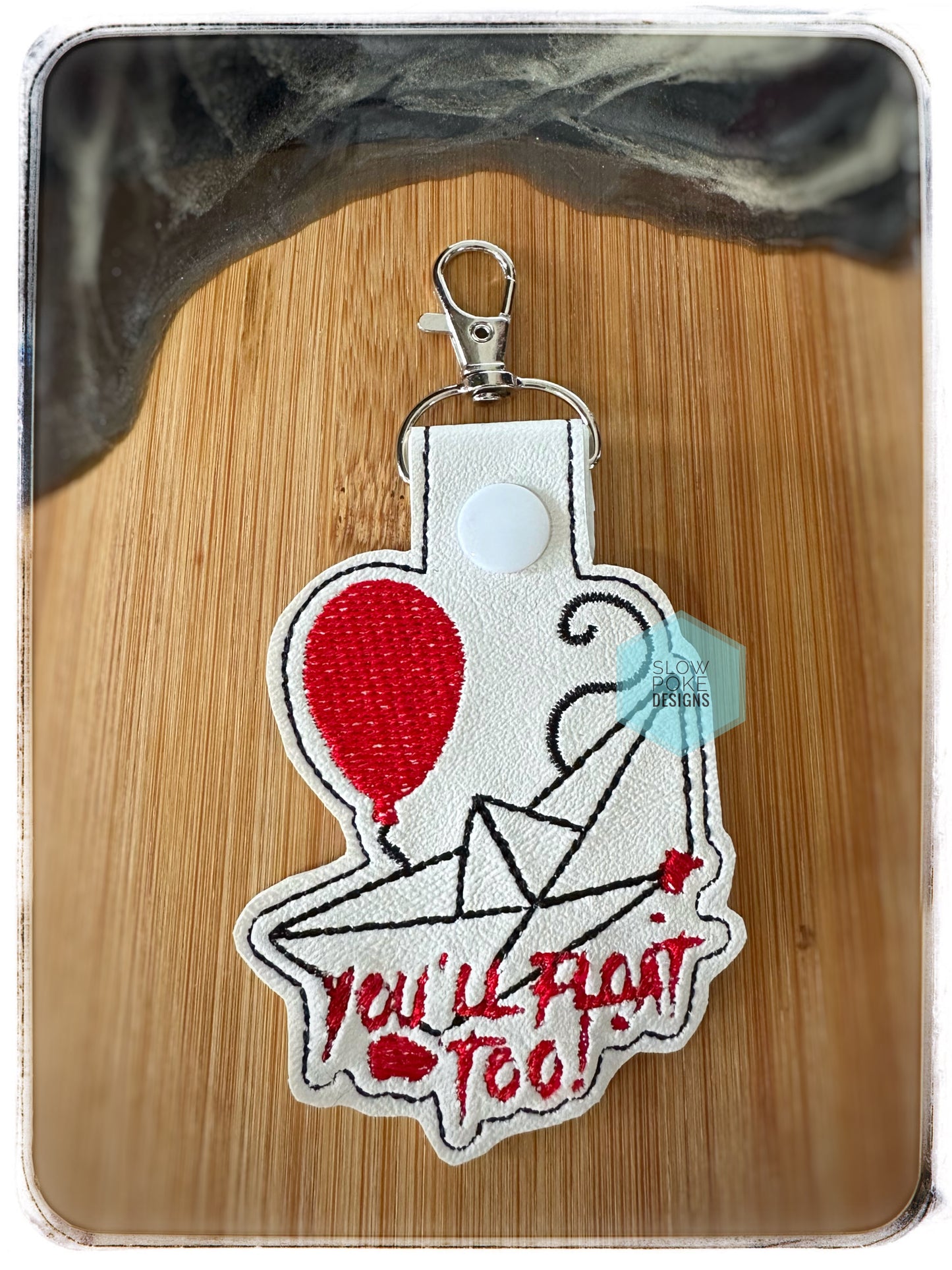 Keychain | Backpack Tag | Scary Clown Saying