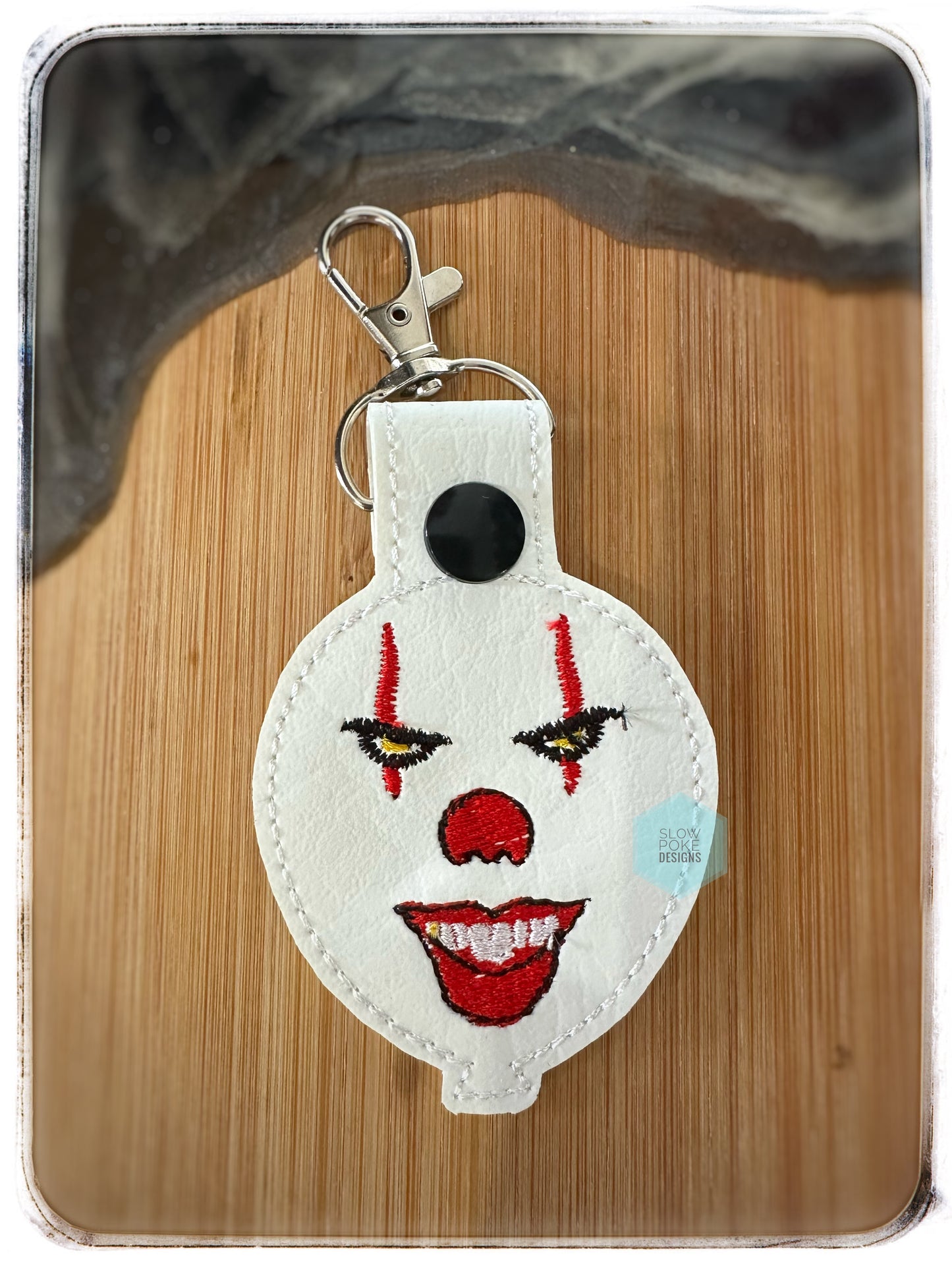 Keychain | Backpack Tag | Scary Clown