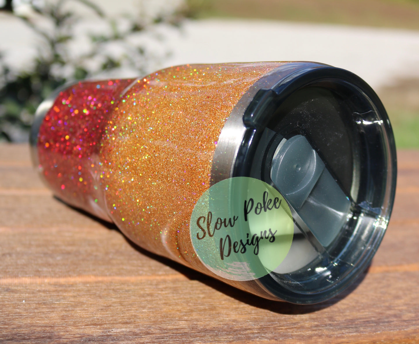 Mama Bear Sihouette | Glittered Tumbler