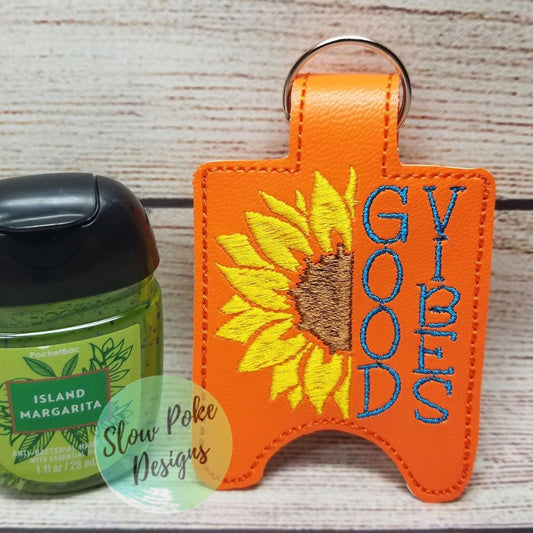 Sunflower | Hand Sanitizer Holder | Good Vibes