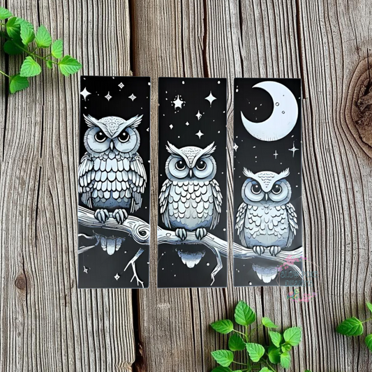 Owl Trio Bookmark | Stationary