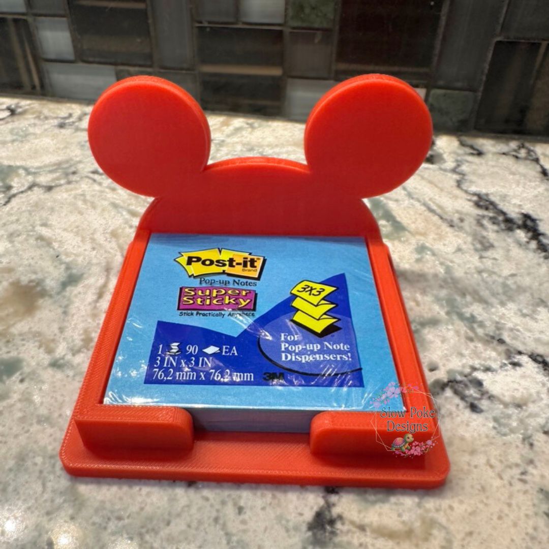 Mouse Head | Post-It Note Holder | Stationary