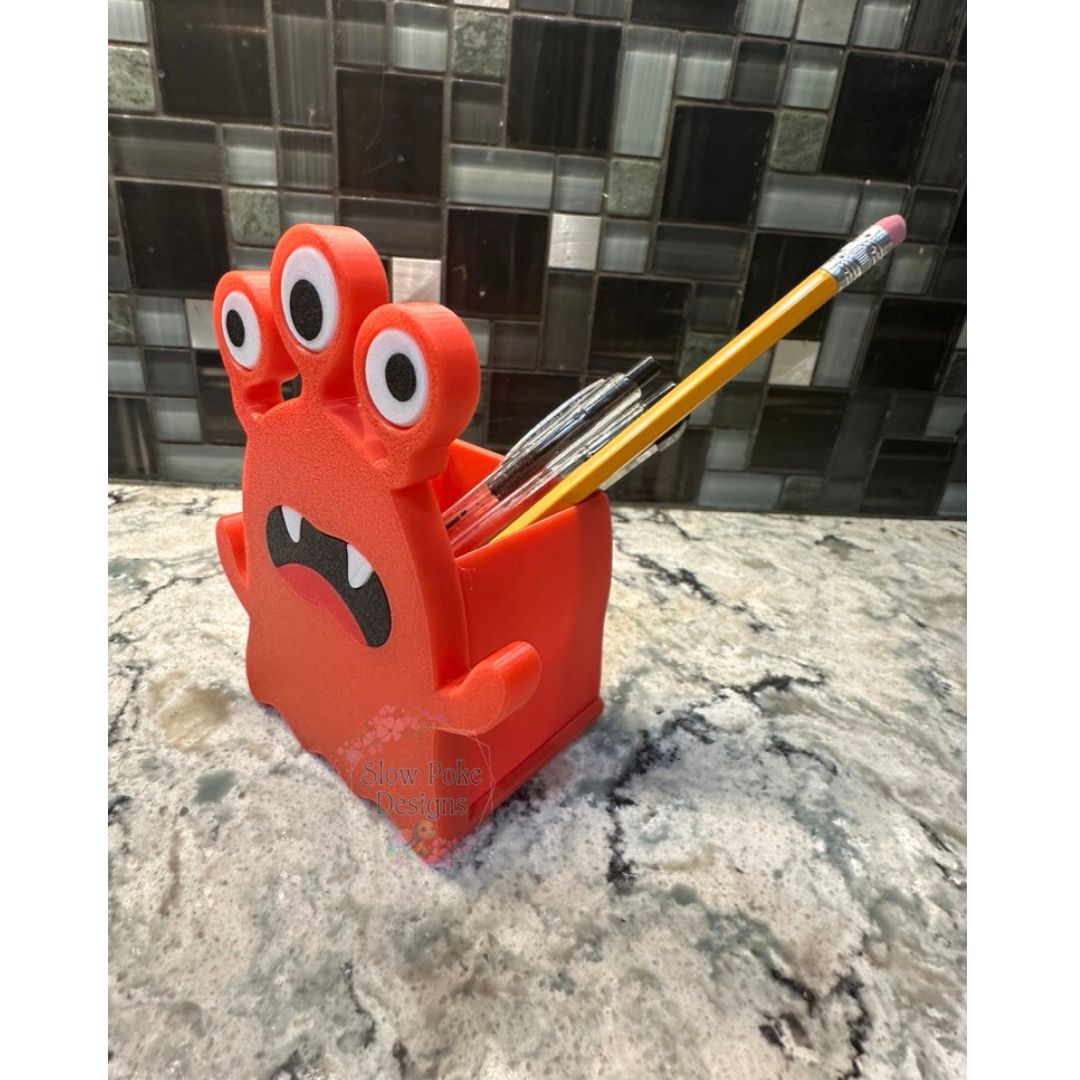 Three Eyed Monster | Pencil Holder | Pen Holder | Office