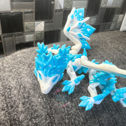 Snowflake Dragon Flexi | Fidget | Stress Relief